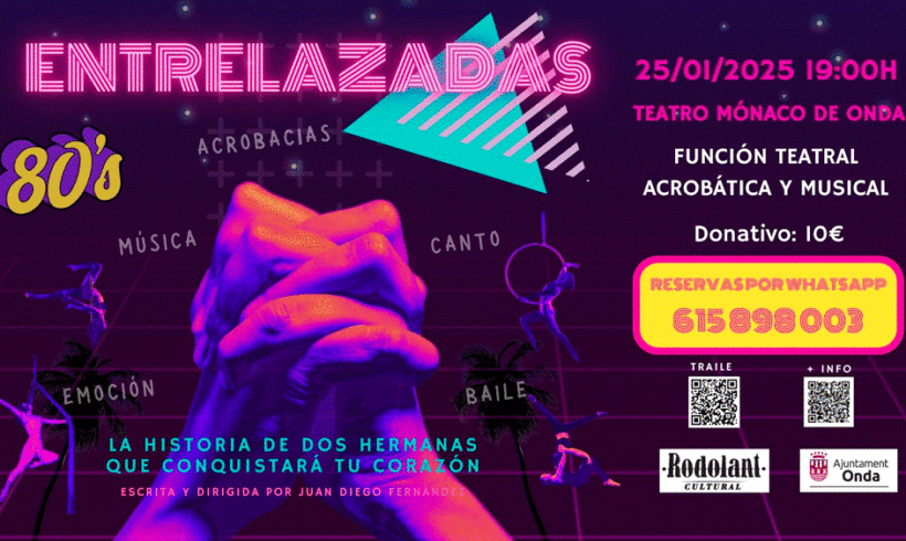 ENTRELAZADAS – Rodolant – Función teatral acrobática y musical